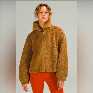 Lululemon Cinchable Fleece Zip Up Jacket